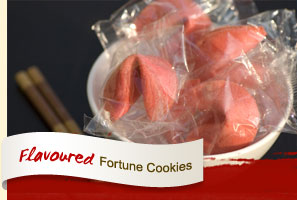Flavoured Fortune Cookies.